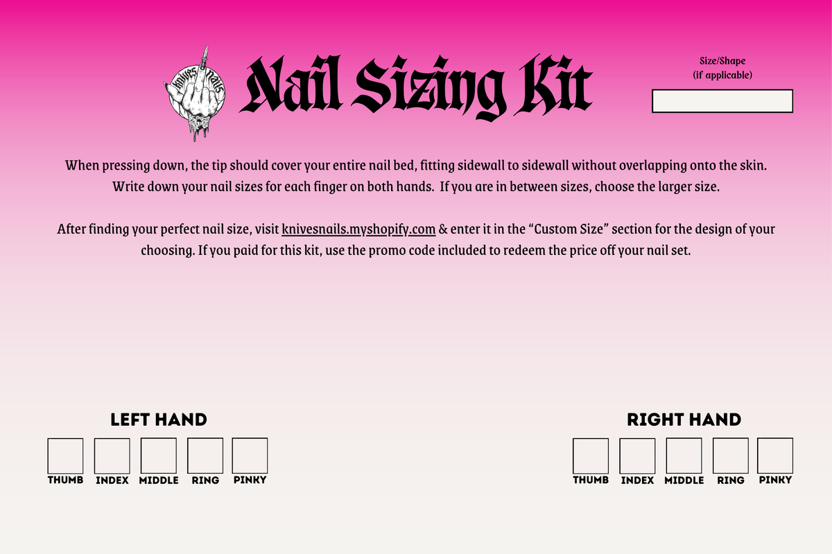 Nail Sizing Kit